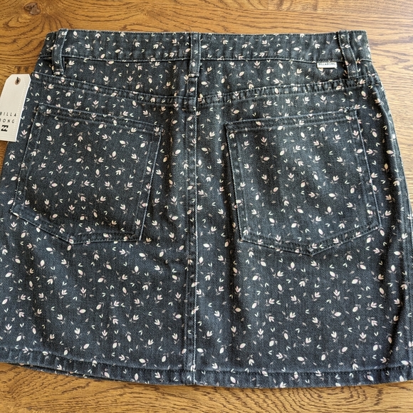 Billabong Black Jean Skirt - Picture 4 of 6